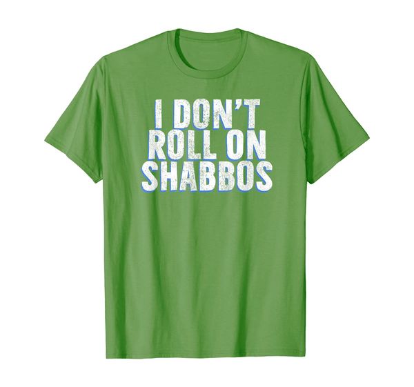 i don't roll on shabbos t-shirt - funny jewish bowler tshirt, White;black
i don't roll on shabbos t-shirt - funny jewish bowler tshirt, White;black