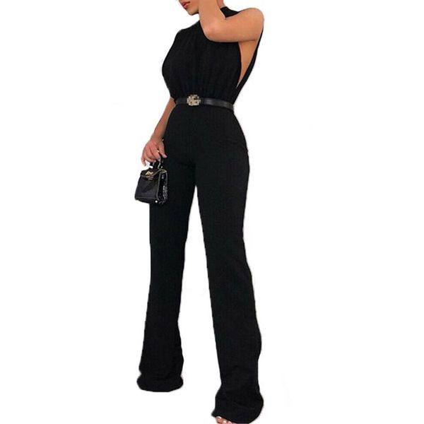 women's jumpsuits & rompers women ladies clubwear summer trousers playsuit fashion sleeveless high neck belt elegant ol overall set, Black;white
women's jumpsuits & rompers women ladies clubwear summer trousers playsuit fashion sleeveless high neck belt elegant ol overall set, Black;white
