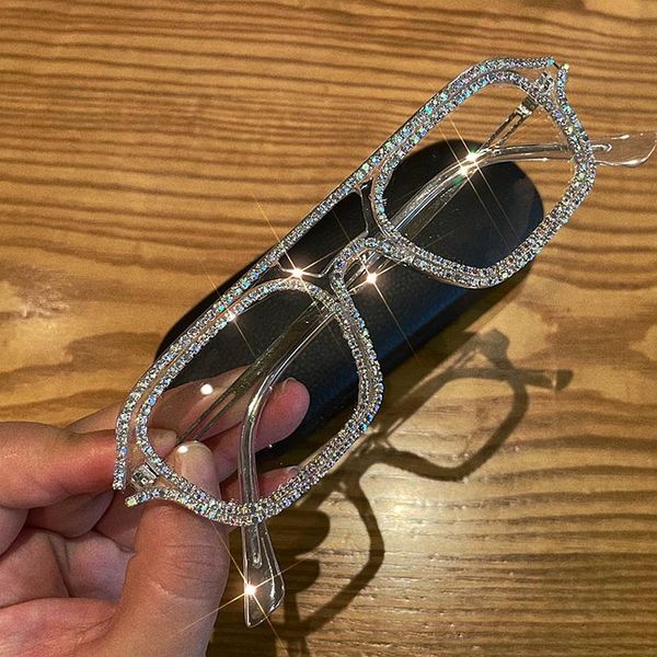sunglasses clear women transparent men anti blue light polit eyewear rhinestone glasses optical spectacle eyeglass, White;black
sunglasses clear women transparent men anti blue light polit eyewear rhinestone glasses optical spectacle eyeglass, White;black