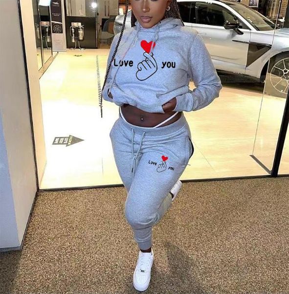 women's two piece pants casual set hand to heart print long sleeve hoodie sets women tracksuit, White
women's two piece pants casual set hand to heart print long sleeve hoodie sets women tracksuit, White