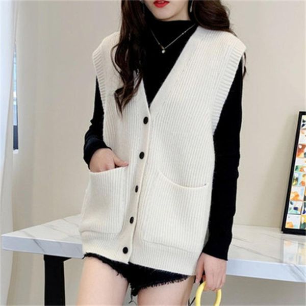 women's knits & tees knitted sweater vest women soft stretchy simple basic daily v-neck solid open-stitch female street-wear vintage ko, White
women's knits & tees knitted sweater vest women soft stretchy simple basic daily v-neck solid open-stitch female street-wear vintage ko, White