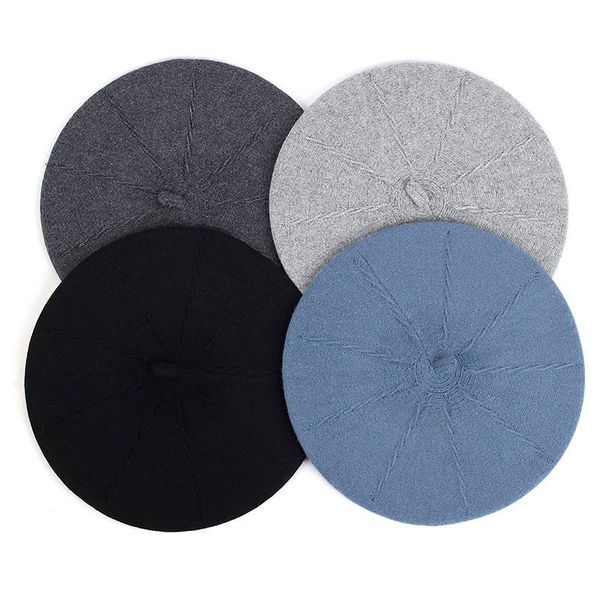berets charm wood french style elegant knitted solid color winter warm women beret lovely female bonnet soft vintage girl ladies cap, Blue;gray
berets charm wood french style elegant knitted solid color winter warm women beret lovely female bonnet soft vintage girl ladies cap, Blue;gray