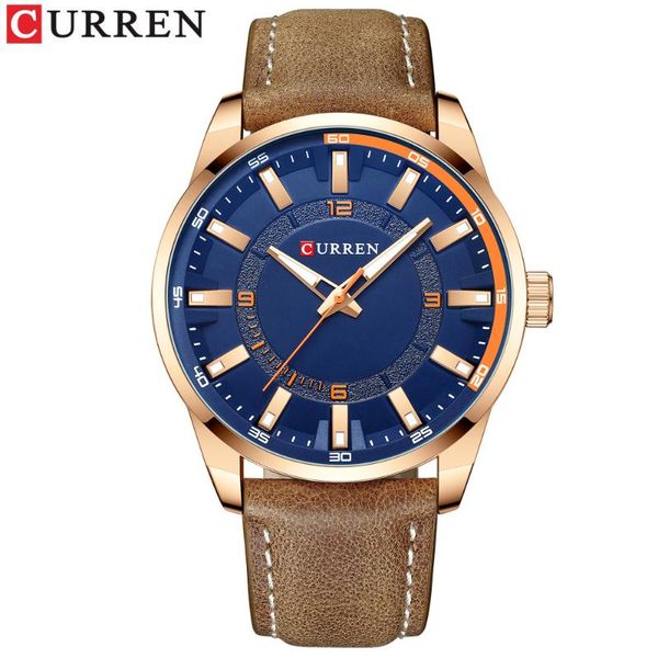 wristwatches curren/ karin 8390 men's watch business belt casual foreign trade watch., Slivery;brown
wristwatches curren/ karin 8390 men's watch business belt casual foreign trade watch., Slivery;brown