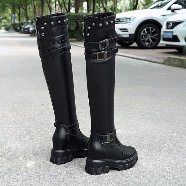 boots fashion women's high chunky heels over the knee 2021 woman shoes buckle rivet ins ladies, Black
boots fashion women's high chunky heels over the knee 2021 woman shoes buckle rivet ins ladies, Black