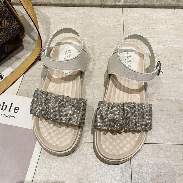 sandals women summer fashion women's 2021 round head comfortable open toe rhinestone shallow shoes platform, Black
sandals women summer fashion women's 2021 round head comfortable open toe rhinestone shallow shoes platform, Black