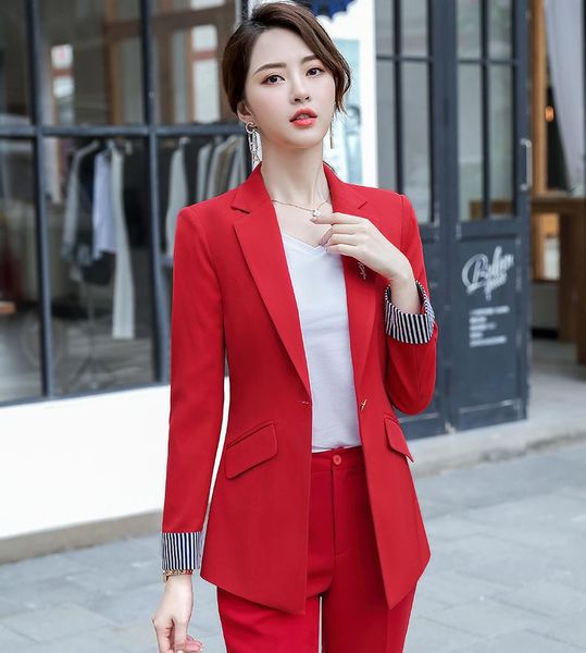 small suit women 2021 spring slim british style red jacket female coat fashion leisure blazer black clothing women's suits & blazers, White;black
small suit women 2021 spring slim british style red jacket female coat fashion leisure blazer black clothing women's suits & blazers, White;black