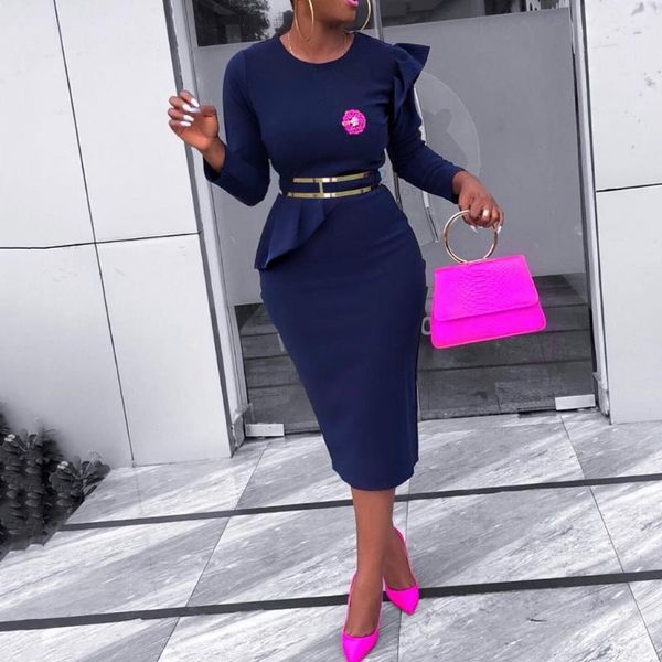 casual dresses winter long sleeve dress elegant women work wear vestido round neck ruffle bodycon afircan style plus size pencil midi, Black;gray
casual dresses winter long sleeve dress elegant women work wear vestido round neck ruffle bodycon afircan style plus size pencil midi, Black;gray
