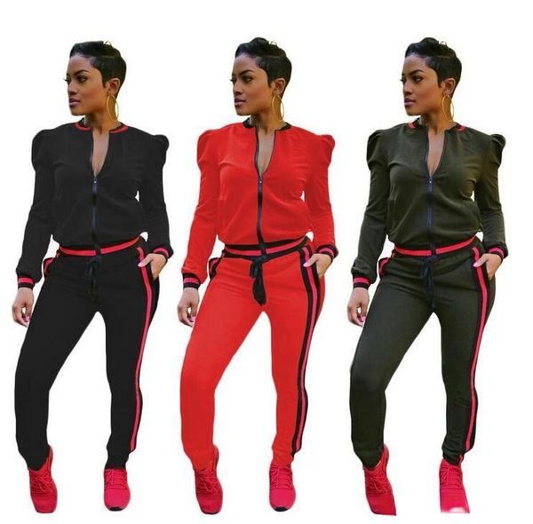 womens casual fashion autumn spring long sleeved two-piece jogger set ladies fall tracksuit sweat suits black red plus size s-3xl, Gray
womens casual fashion autumn spring long sleeved two-piece jogger set ladies fall tracksuit sweat suits black red plus size s-3xl, Gray
