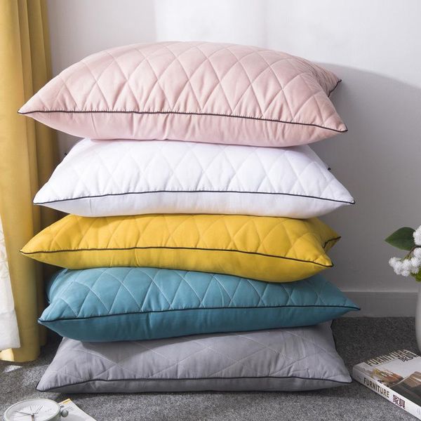 pillow feather velvet core high grade head seam color single person neck protection health el household bedding
pillow feather velvet core high grade head seam color single person neck protection health el household bedding