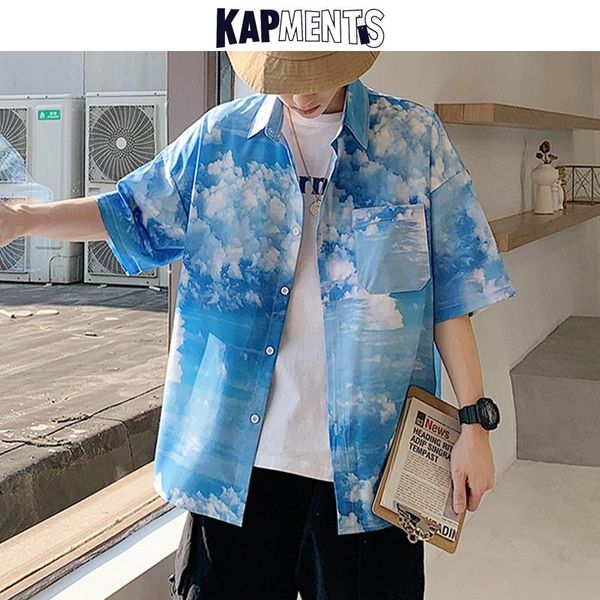 men overiszed streetwear sky full printed shirts 2021 spring mens fashion harajuku short sleeve shirt man casual blouse men's, White;black
men overiszed streetwear sky full printed shirts 2021 spring mens fashion harajuku short sleeve shirt man casual blouse men's, White;black
