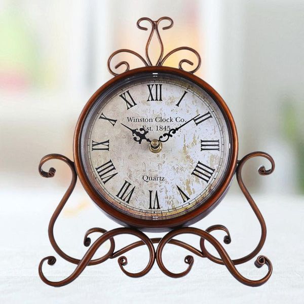 vases 1pc retro antique vintage iron craft table clock for home desk cabinet living room decoration
vases 1pc retro antique vintage iron craft table clock for home desk cabinet living room decoration