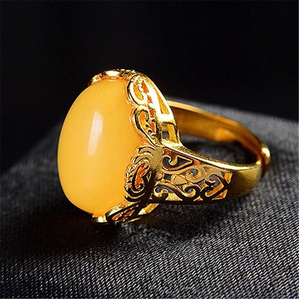 wedding rings vintage mellow big oval yellow opal opening adjustable for women gold color ring engagement jewelry accessories, Slivery;golden 
wedding rings vintage mellow big oval yellow opal opening adjustable for women gold color ring engagement jewelry accessories, Slivery;golden