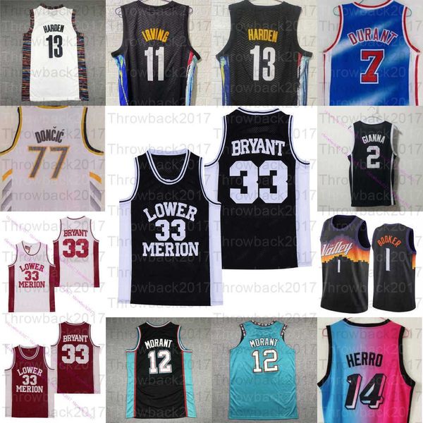 ncaa 2 gigi mamba ball basketball jersey 45 mitchell 1 booker williamson 12 morant irving 13 harden durant lower merion #33 bryant, Black
ncaa 2 gigi mamba ball basketball jersey 45 mitchell 1 booker williamson 12 morant irving 13 harden durant lower merion #33 bryant, Black
