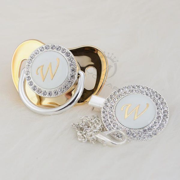 pacifiers# miyocar name initial letter w elegant silver bling pacifier and clip bpa dummy babyshower gift sgs pass lw-1
pacifiers# miyocar name initial letter w elegant silver bling pacifier and clip bpa dummy babyshower gift sgs pass lw-1