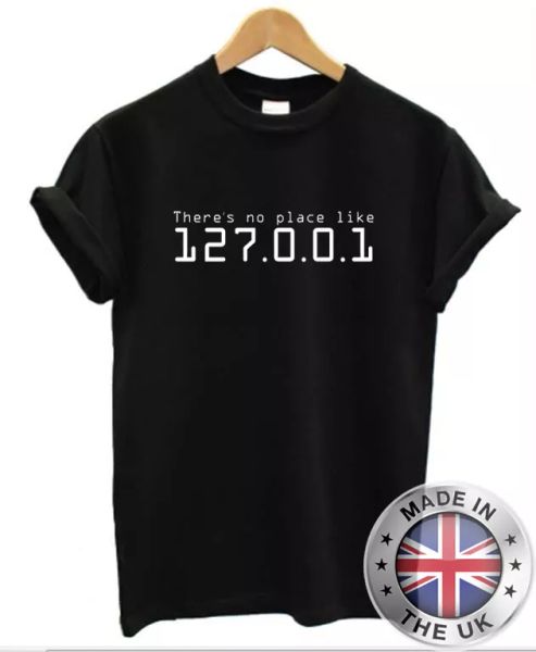 there is no place like 127.0.0.1 heim t-shirt geek computer wissenschaft gift, White;black
there is no place like 127.0.0.1 heim t-shirt geek computer wissenschaft gift, White;black