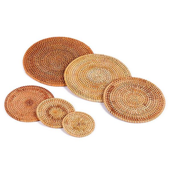 mats & pads coasters placemats woven cup dining table rattan drink heat insulation kitchen accessorie natural 1pc
mats & pads coasters placemats woven cup dining table rattan drink heat insulation kitchen accessorie natural 1pc