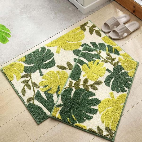 bath mats jacquard floor mat green leaves pattern bathroom absorbent carpets home decorations soft bedroom kitchen non-slip doormat kitche
bath mats jacquard floor mat green leaves pattern bathroom absorbent carpets home decorations soft bedroom kitchen non-slip doormat kitche
