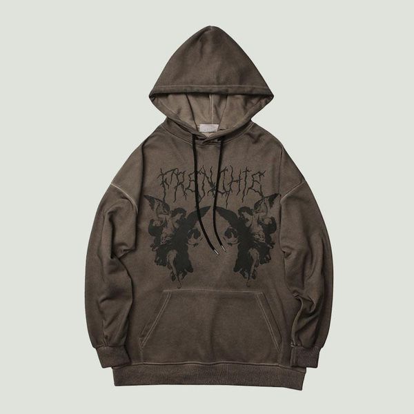 men's hoodies & sweatshirts streetwear distressed sweatshirt men harajuku hip hop angel printed cotton casual loose hooded pullover mal, Black
men's hoodies & sweatshirts streetwear distressed sweatshirt men harajuku hip hop angel printed cotton casual loose hooded pullover mal, Black