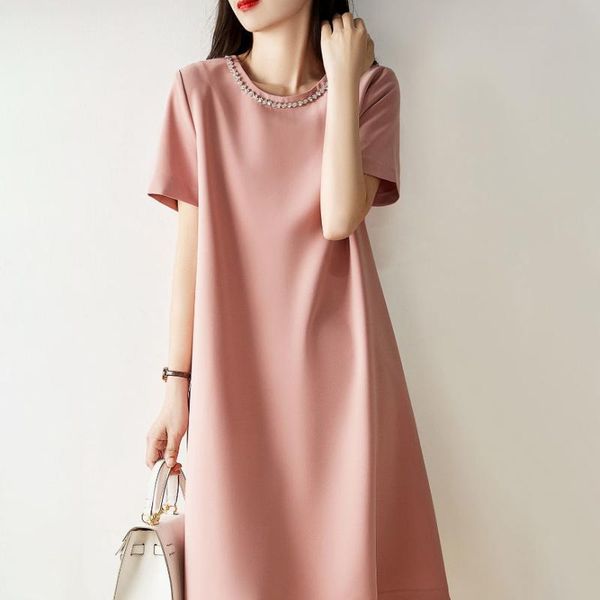 casual dresses fashion slim h-shaped short-sleeved dress vestidos de mujer women straight polyester o-neck, Black;gray
casual dresses fashion slim h-shaped short-sleeved dress vestidos de mujer women straight polyester o-neck, Black;gray