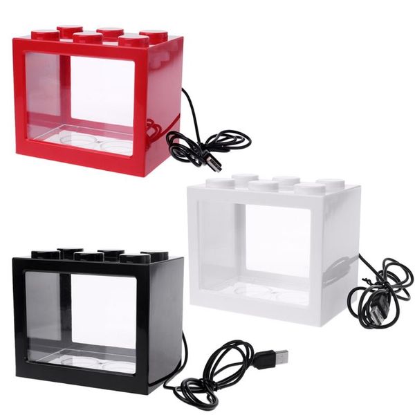 aquariums usb mini fighting led fish box aquarium transparent acrylic tank office deskdecoration creative build blocks stacked
aquariums usb mini fighting led fish box aquarium transparent acrylic tank office deskdecoration creative build blocks stacked