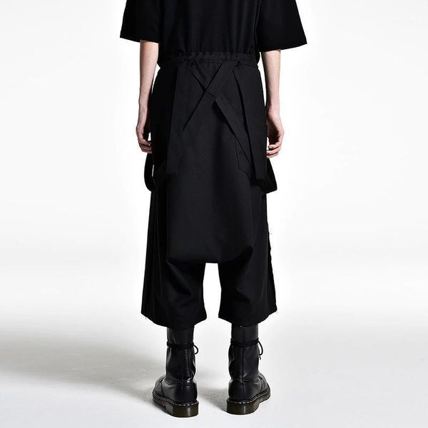 men's pants s-6xlwide-leg culottes for casual trousers 2021 are loose black and simple japanese.
men's pants s-6xlwide-leg culottes for casual trousers 2021 are loose black and simple japanese.