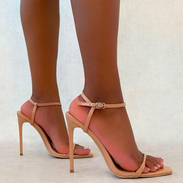 dress shoes women's sandals thin heels ankle buckle ladies stiletto square toe woman fashion solid female summer footwear 2021, Black
dress shoes women's sandals thin heels ankle buckle ladies stiletto square toe woman fashion solid female summer footwear 2021, Black