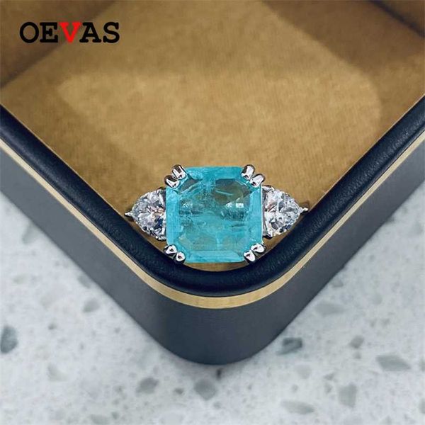 oevas 100% 925 sterling silver 10*10mm paraiba tourmaline rings for women sparkling high carbon diamond party fine jewelry gifts 211217, Slivery;golden
oevas 100% 925 sterling silver 10*10mm paraiba tourmaline rings for women sparkling high carbon diamond party fine jewelry gifts 211217, Slivery;golden