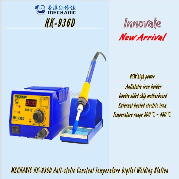 power tool sets mechanic hk-936d lead-solder station 45w anti-static digital display desoldering smt repair rework
power tool sets mechanic hk-936d lead-solder station 45w anti-static digital display desoldering smt repair rework