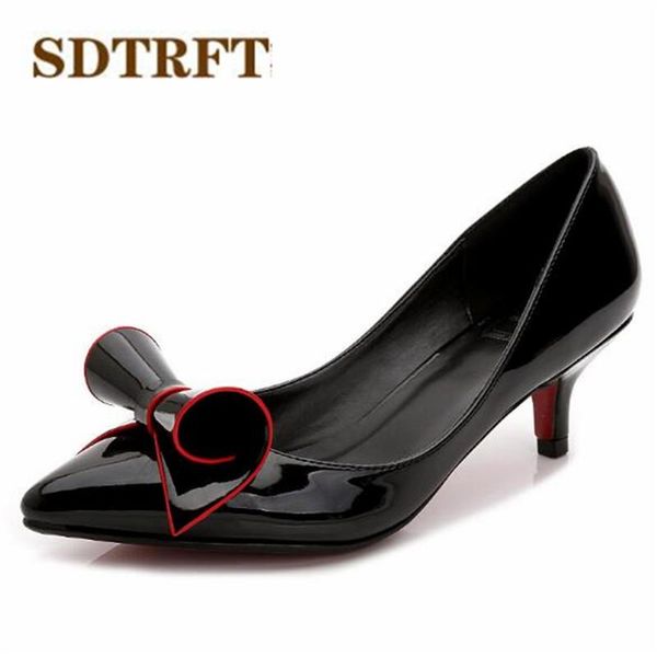 dress shoes sdtrft zapatos mujer 2021 spring/autumn lady pointed toe stilettos 5cm med high-heeled woman sweet bowtie party pumps, Black
dress shoes sdtrft zapatos mujer 2021 spring/autumn lady pointed toe stilettos 5cm med high-heeled woman sweet bowtie party pumps, Black