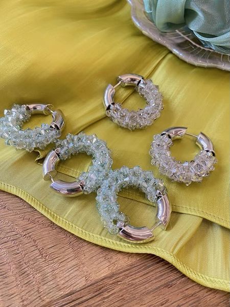 product recommendation personalized glass crystal hand woven earrings cool temperament metal beaded earrings, Golden
product recommendation personalized glass crystal hand woven earrings cool temperament metal beaded earrings, Golden