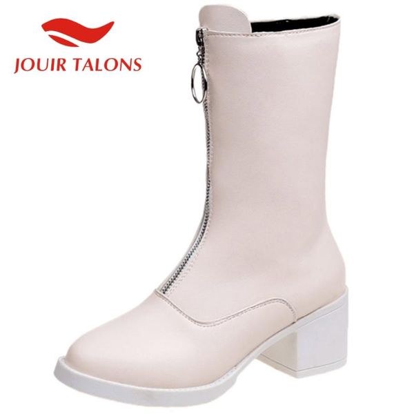 boots jouir talons brand female casual round toe zipper square heels platform mid-calf solid autumn women shoes, Black
boots jouir talons brand female casual round toe zipper square heels platform mid-calf solid autumn women shoes, Black