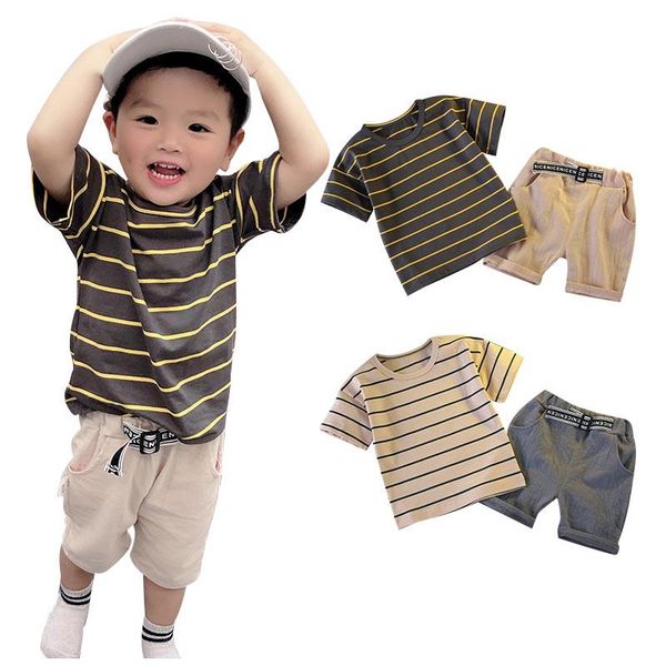 summer suit infant boy born baby casual vitality clothing set 2pcs home service children round neck t-shirt shorts outfit sets, White
summer suit infant boy born baby casual vitality clothing set 2pcs home service children round neck t-shirt shorts outfit sets, White