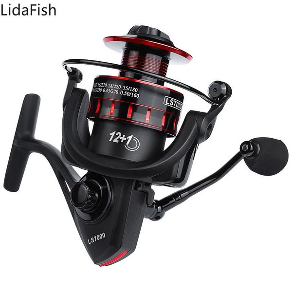 1000-7000 series 5.2:1 4.7:1 spinning reel 12+1bb carp fishing aluminium spool wheel baitcasting reels
1000-7000 series 5.2:1 4.7:1 spinning reel 12+1bb carp fishing aluminium spool wheel baitcasting reels
