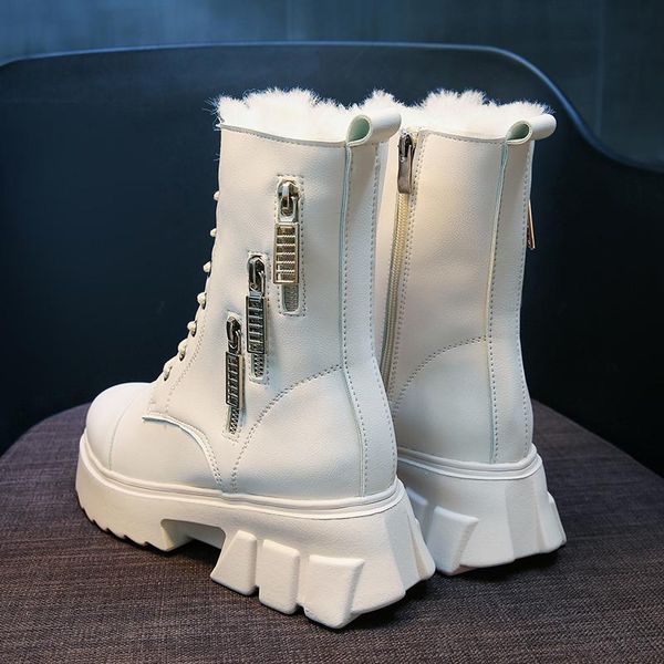 boots goth female women shoes platform thick plush winter internal increase booties woman ladies ankle, Black
boots goth female women shoes platform thick plush winter internal increase booties woman ladies ankle, Black