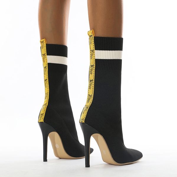 boots gladiator stretch fabric women's letter knitting socks stiletto high heels women shoes pointed toe black botas mujer 5ncq
boots gladiator stretch fabric women's letter knitting socks stiletto high heels women shoes pointed toe black botas mujer 5ncq