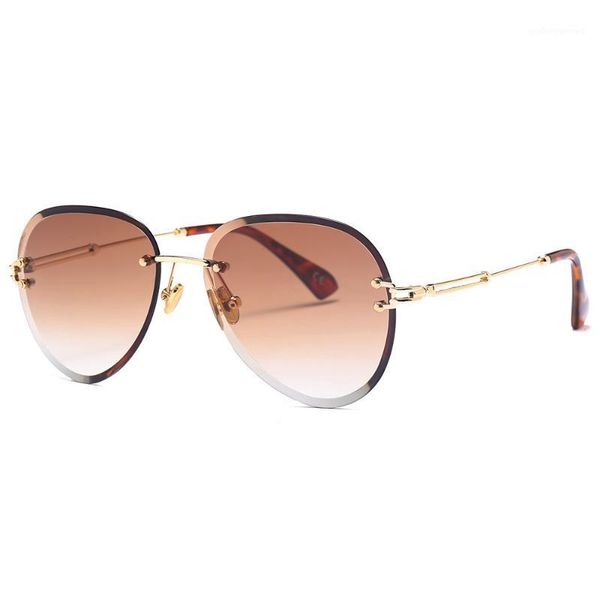 sunglasses 2021 women rimless uv400 brand designer gradient sun glasses female oculos, White;black
sunglasses 2021 women rimless uv400 brand designer gradient sun glasses female oculos, White;black