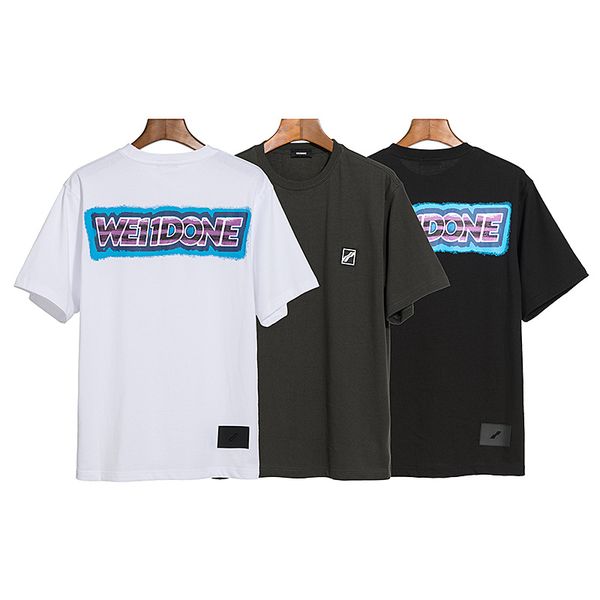 21ss summer we11done t shirts cotton letters print short sleeve for men and women loose couple designer t-shirts, White;black
21ss summer we11done t shirts cotton letters print short sleeve for men and women loose couple designer t-shirts, White;black