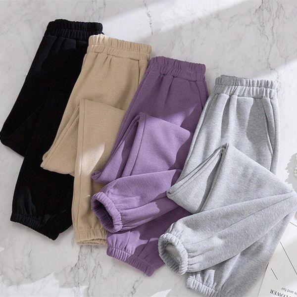 women's pants & capris autumn winter sweatpants women trousers casual solid harem pantalon femme loose streetwear high waist black q469, Black;white
women's pants & capris autumn winter sweatpants women trousers casual solid harem pantalon femme loose streetwear high waist black q469, Black;white