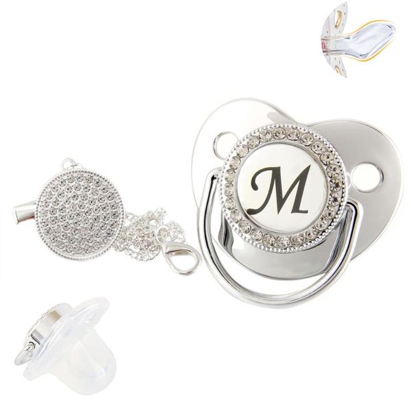 name initial letter silver baby pacifier clips bling infant pacifiers silicone nipple born dummy soother pacifiers#
name initial letter silver baby pacifier clips bling infant pacifiers silicone nipple born dummy soother pacifiers#