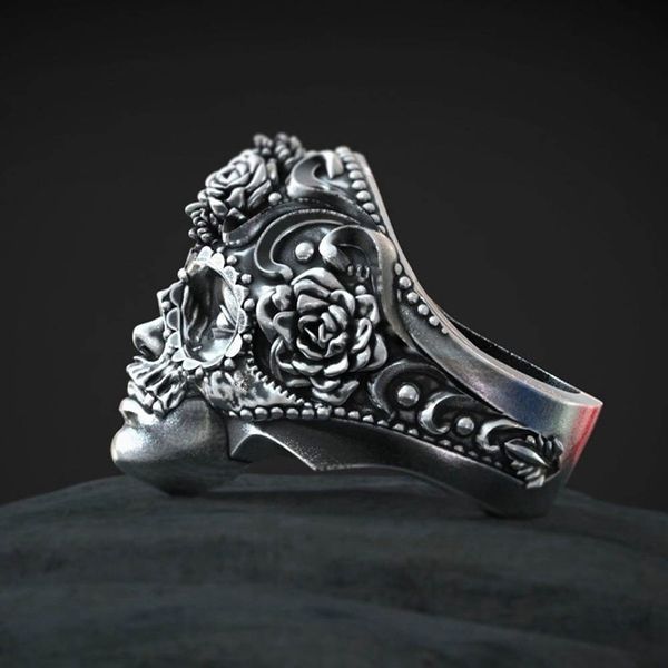designer rings gothic mexican flower sugar skull women cute punk s ring retro design cool classics biker jewelry, Golden;silver
designer rings gothic mexican flower sugar skull women cute punk s ring retro design cool classics biker jewelry, Golden;silver