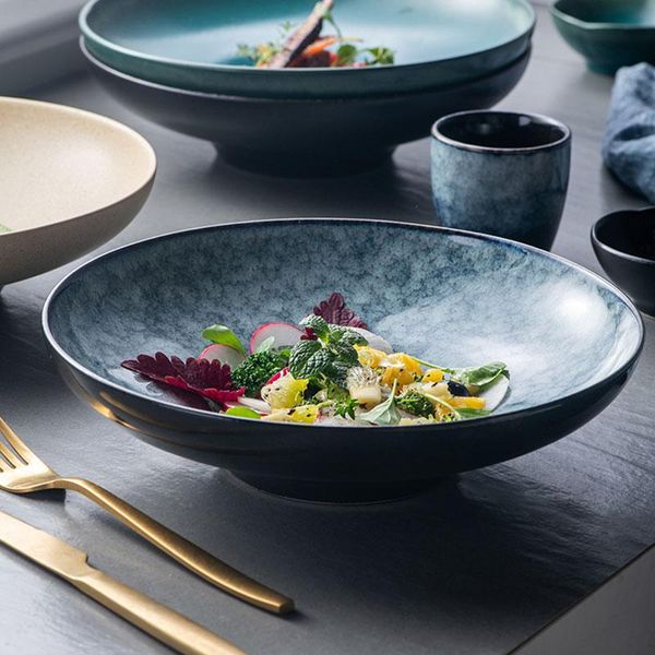 bowls japanese retro tableware ceramic salad bowl large shallow mouth irregular cold vegetable dessert snack tall hat kitchenware
bowls japanese retro tableware ceramic salad bowl large shallow mouth irregular cold vegetable dessert snack tall hat kitchenware