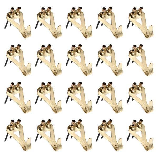 20pcs po frame hanging hook heavy duty brass picture hangers with 40pcs nails hooks & rails
20pcs po frame hanging hook heavy duty brass picture hangers with 40pcs nails hooks & rails