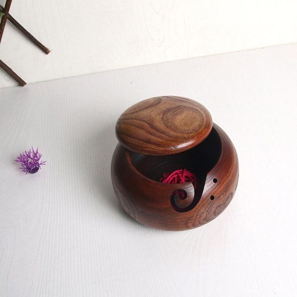 storage bottles & jars wooden bamboo dustproof yarn bowl holder with lid crochet wool tool js23
storage bottles & jars wooden bamboo dustproof yarn bowl holder with lid crochet wool tool js23