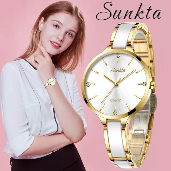 wristwatches sunkta woman watches rose gold brand gift luxury watch women quartz waterproof women's wristwatch ladies girl clock, Slivery;brown
wristwatches sunkta woman watches rose gold brand gift luxury watch women quartz waterproof women's wristwatch ladies girl clock, Slivery;brown