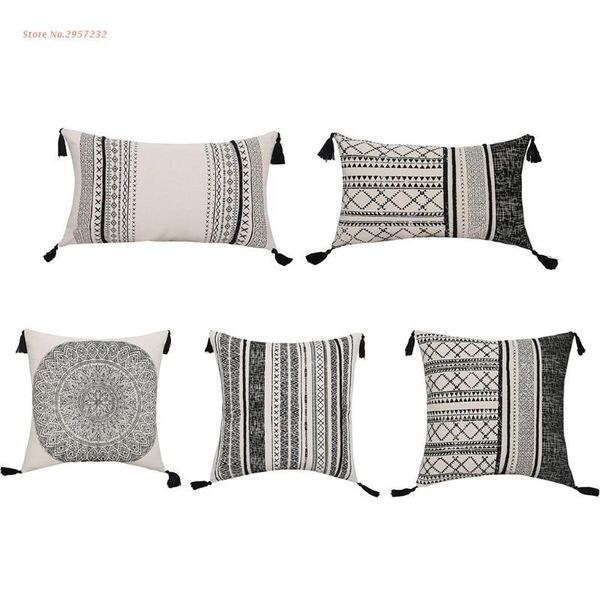 cushion/decorative pillow k4ua morocco style jacquard lumbar throw case with fringe tassels bohemian geometric striped pattern decorative cu
cushion/decorative pillow k4ua morocco style jacquard lumbar throw case with fringe tassels bohemian geometric striped pattern decorative cu
