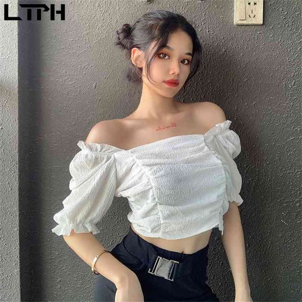 autumn arrivals england style vintage women blouses ruffles puff sleeve square collar ins sweet solid color short shirt 210423, Black;gray
autumn arrivals england style vintage women blouses ruffles puff sleeve square collar ins sweet solid color short shirt 210423, Black;gray