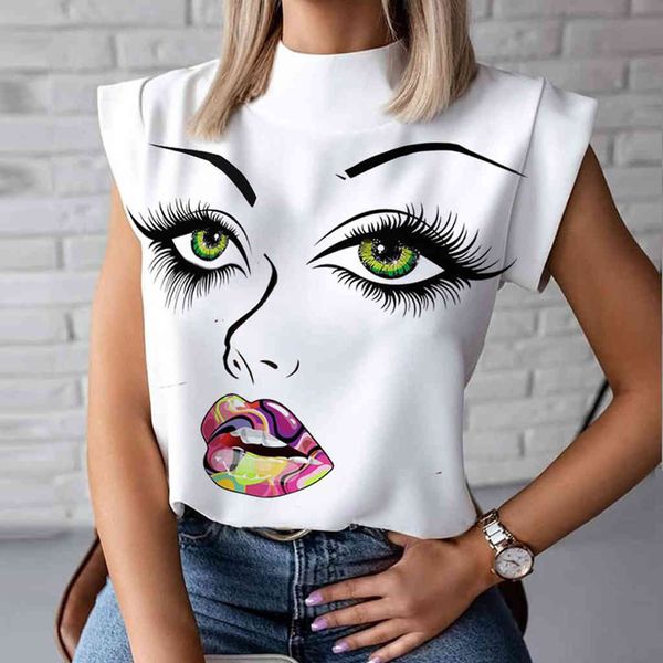 fashion women tshirts elegant graphic t shirt short sleeve summer face print woman stand neck pullovers office lady 210515, White
fashion women tshirts elegant graphic t shirt short sleeve summer face print woman stand neck pullovers office lady 210515, White