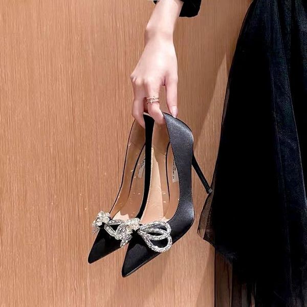 dress shoes autumn shallow mouth satin black pointed toe high heels pumps fairy bowknot rhinestone stiletto temperament wedding
dress shoes autumn shallow mouth satin black pointed toe high heels pumps fairy bowknot rhinestone stiletto temperament wedding