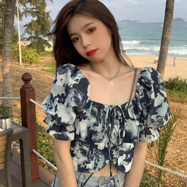 women's t-shirt summer leisure wild retro design shirt korean puff short sleeve jacket harajuku cute pretty party girl top, White
women's t-shirt summer leisure wild retro design shirt korean puff short sleeve jacket harajuku cute pretty party girl top, White