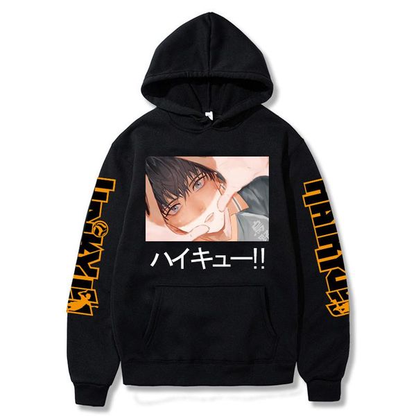 men's hoodies & sweatshirts japanese anime haikyuu men funny karasuno graphic streetwear clothes warm fashion high cool male, Black
men's hoodies & sweatshirts japanese anime haikyuu men funny karasuno graphic streetwear clothes warm fashion high cool male, Black